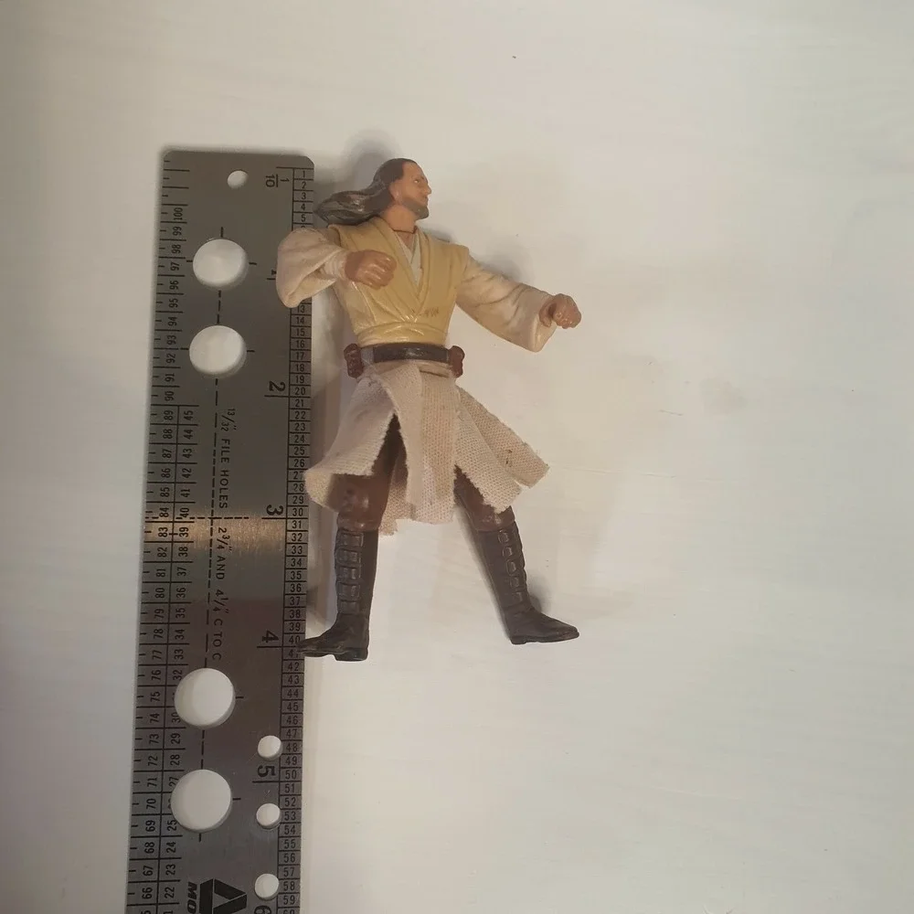 Star Wars Episode I Qui-Gon Jinn Action Figure Jedi Master 4' Hasbro Toys Legacy